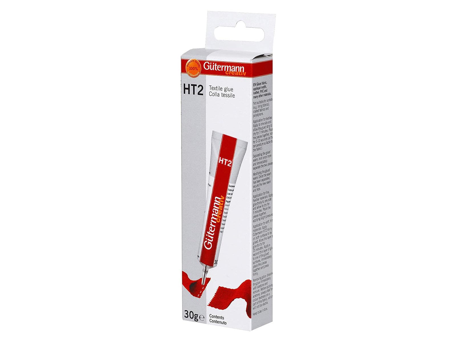 10 Tuben GÜTERMANN Textilkleber HT2, 30g