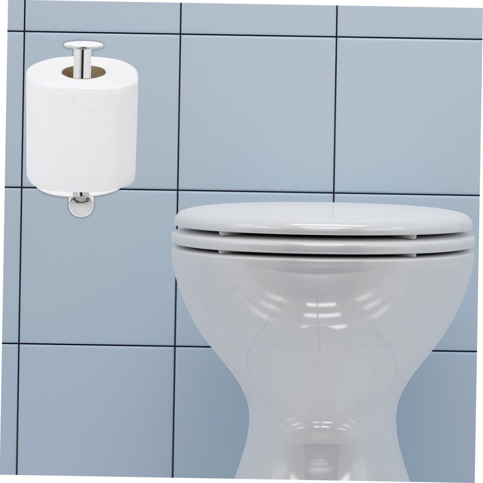 Porta Rotolo Carta Igienica in Acciaio Inossidabile Design Leva Per Organizzare i Accessorio Da Parete Per Bagno Casa e Hotel