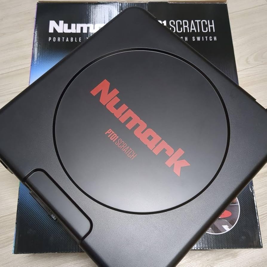 Numark PT-01 USB ポータブルターンテーブル Numarkのポータブルターンテーブル、PT01SCRATCH SCRATCH RECORD