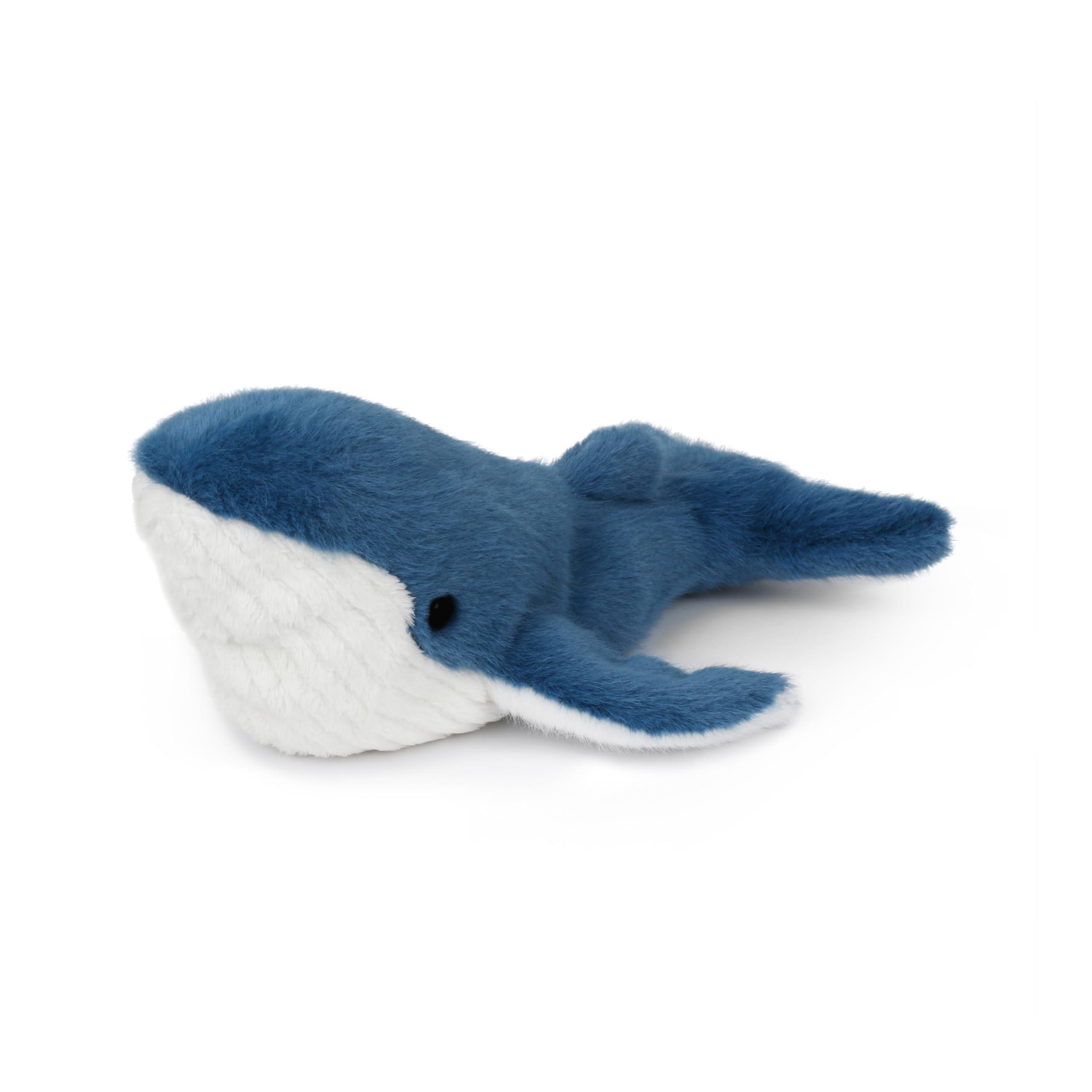 Wilberry Water Wonders Blue Whale Soft Toy - Soft Plush Whale for Kids, Ocean Wildlife Sensory Cuddle Companion, for Bedrooms, Nurseries & Storytime - 10cm