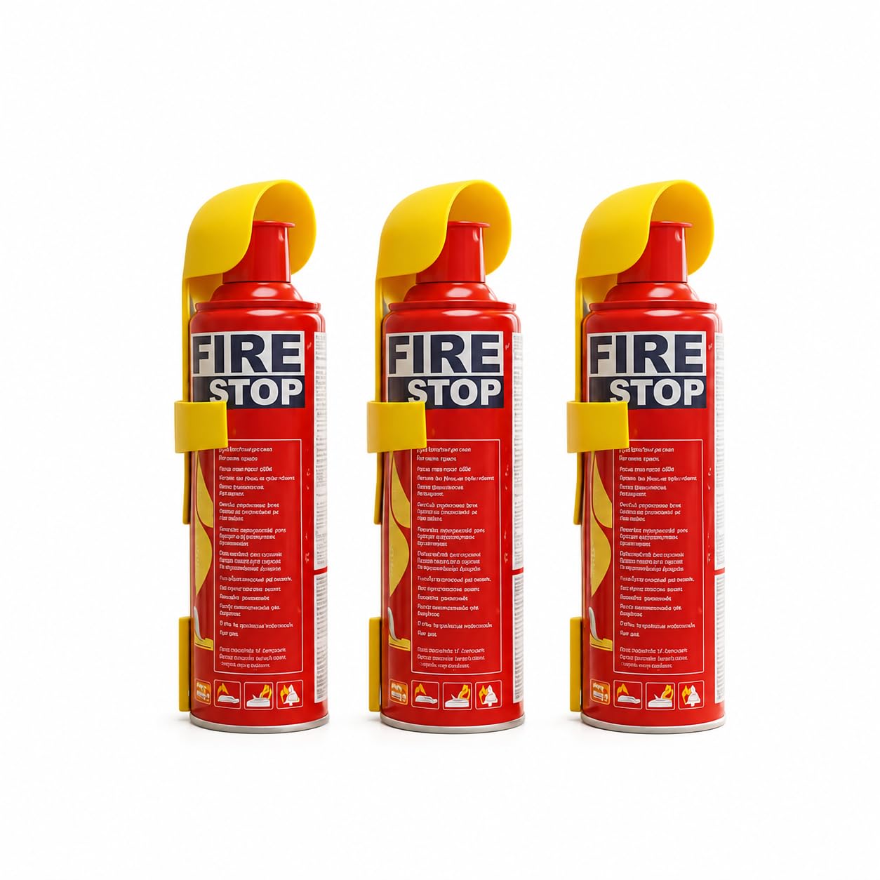 Portable Fire Extinguisher Spray Pack of 3 (3×500ml) for Car Home Kitchen Safety Emergency Fire Control Quick Action Fire Protection Spray Set-picture-21