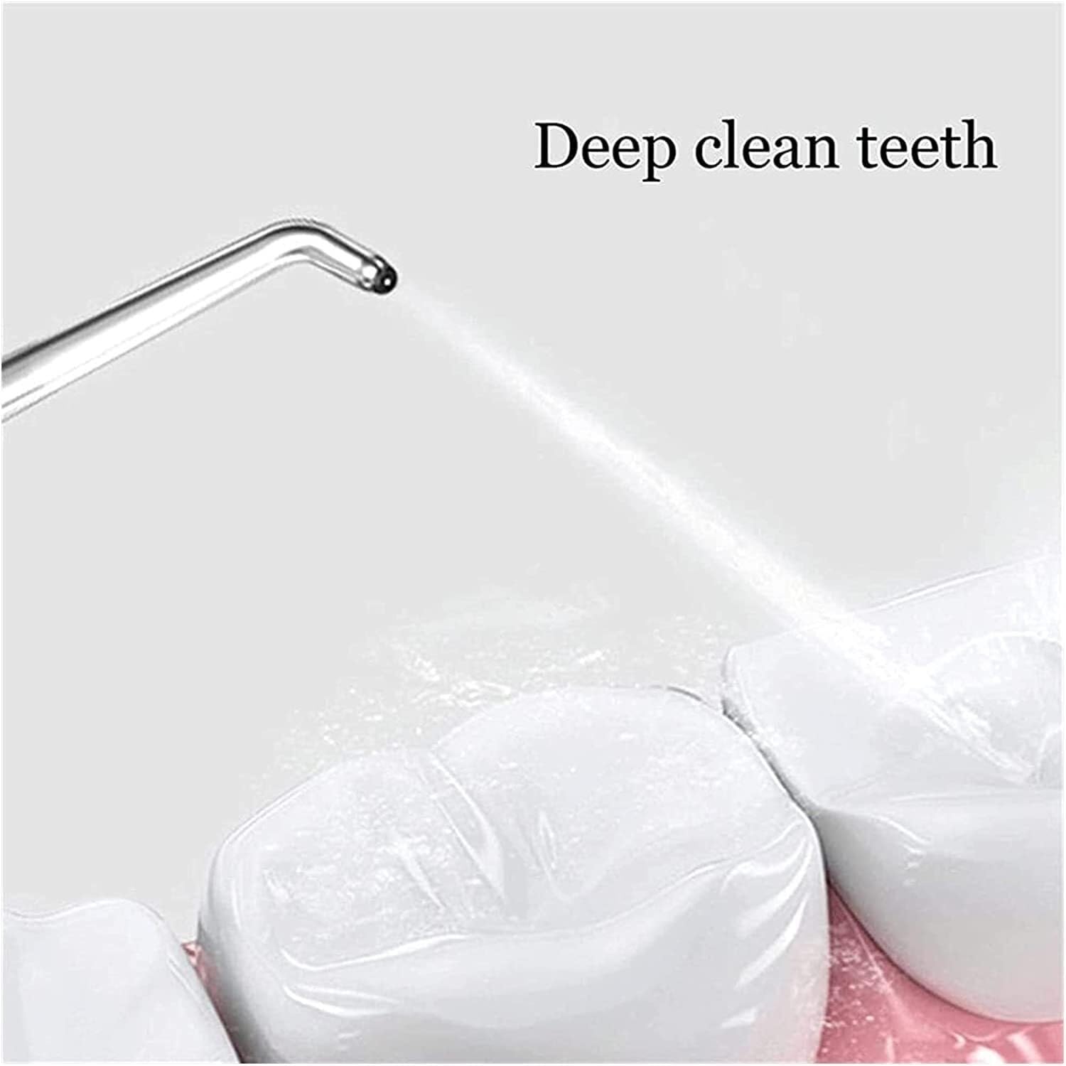 Irrigador bucal dental inalámbrico profesional de 350 ml, portátil, resistente al agua IPX6, 3 modos, 5 boquillas for el cuidado bucal de los aparatos de ortodoncia, for viajes en casa, limpiador de d