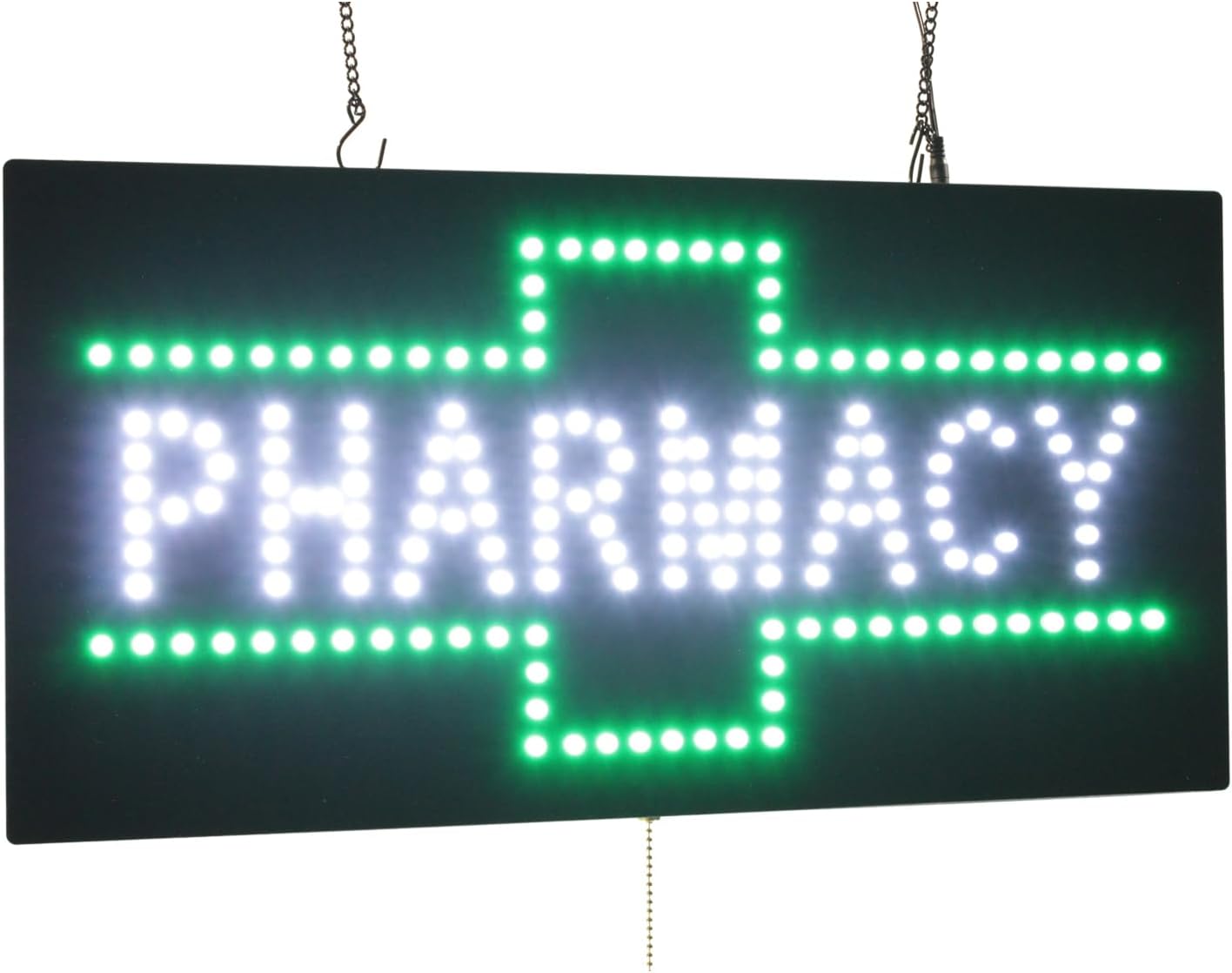 Pharmacy Sign, 24"x12", 60x30cm, TOPKING, LED, Neon, Florescent, Signage, Signboard, Display, Billboard, Screen, Grand Opening, Gift