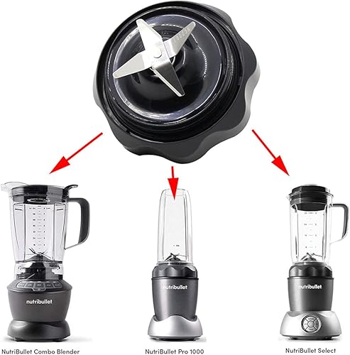 Miniatura 2 de Cuchilla de repuesto compatible con NutriBullet Blender Combo, NutriBullet Pro 1000 y NutriBullet Select 2.0