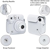 Vista 2 de Rieibi Funda para Cámara Compatible con Fuji Instax Mini 12 - Estuche MINI 12 para Cámara Instantánea Fujifilm Instax Mini 12 - Funda mini 12