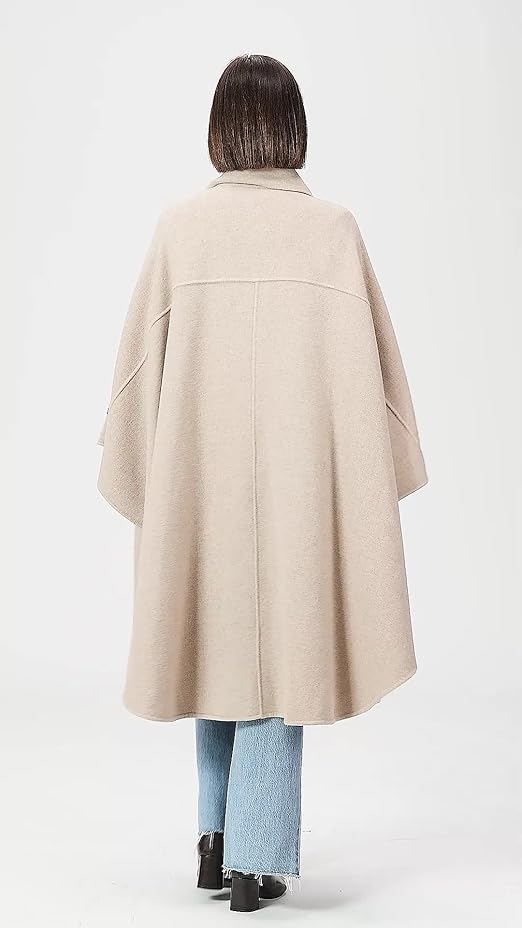 Amazon | [ミラオーウェン] ビッグカラーケープコート 09WFC215050