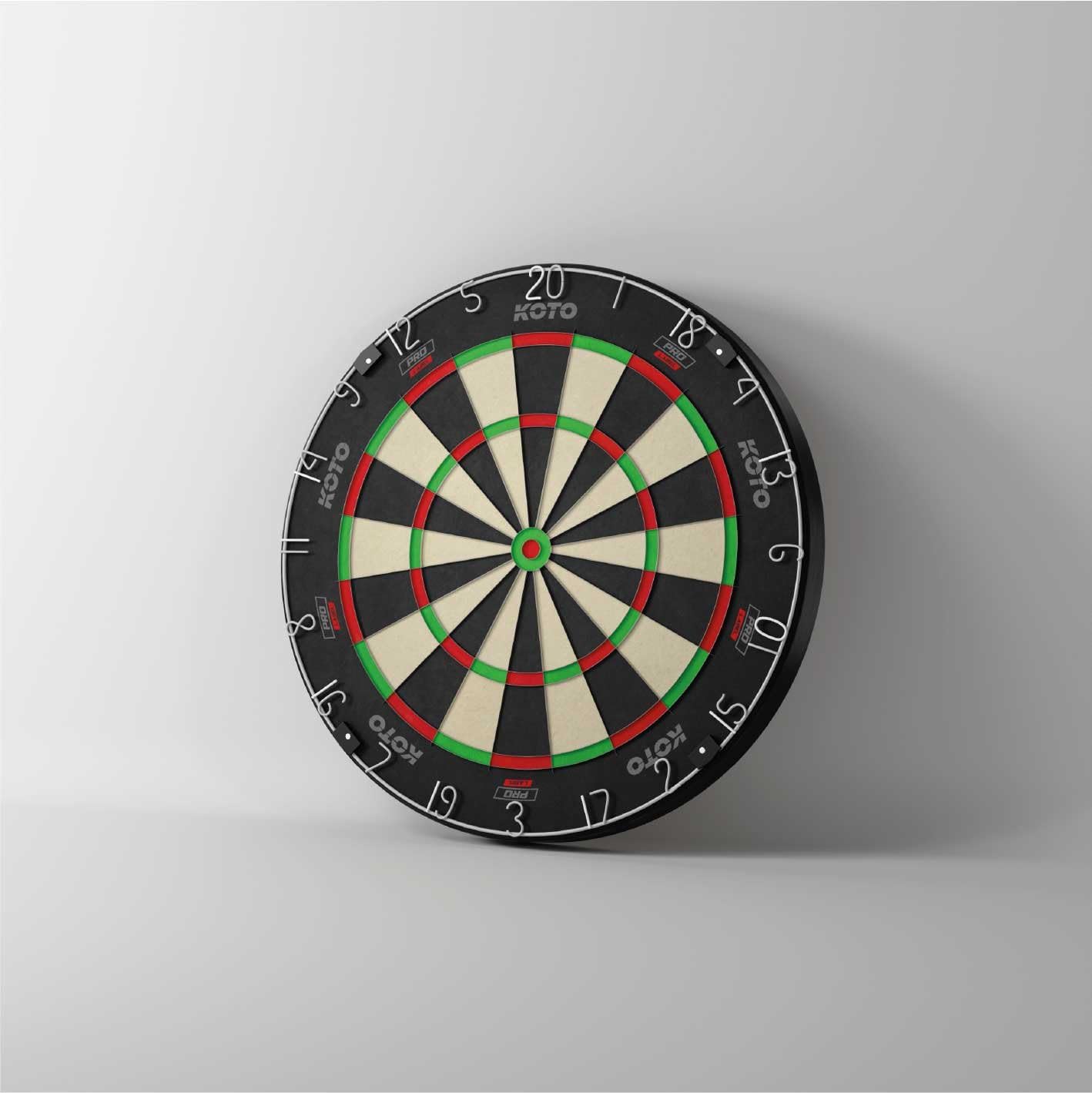 Bersaglio KOTO King Pro, formato ufficiale torneo, cablaggio fine, anello di figure rosse