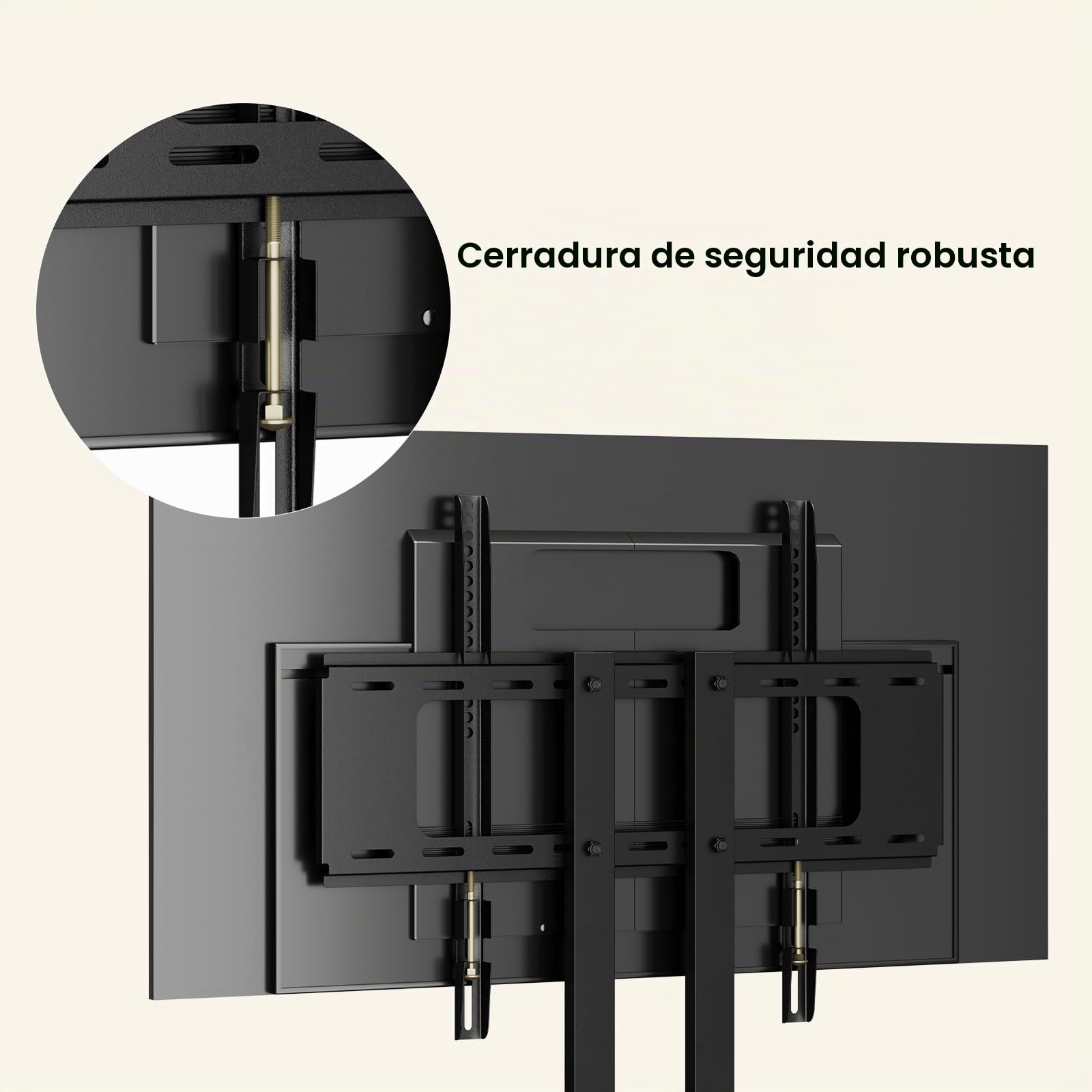 Dripex Mueble de TV con Soporte Ajustable y LED para televisores y Pantallas LCD LED de 32 a 70 Pulgadas, 106 cm