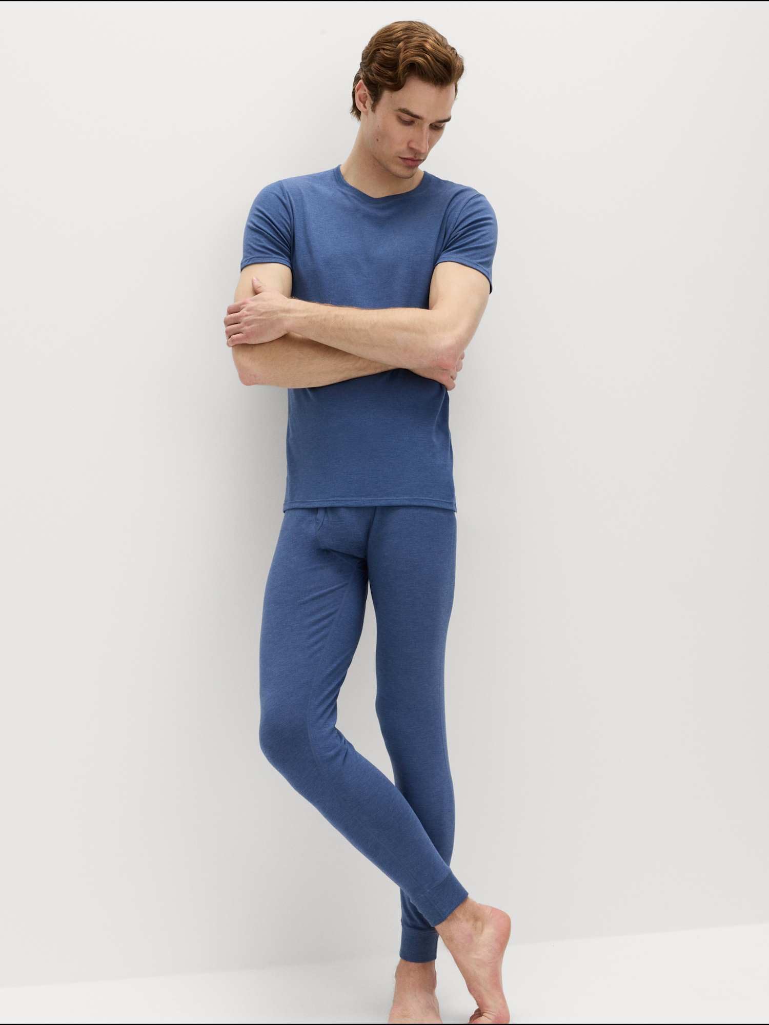 Marks & Spencer Hauts Thermiques Légers Heatgen™ Homme Lot de 2 Manches Courtes, Coupe Standard