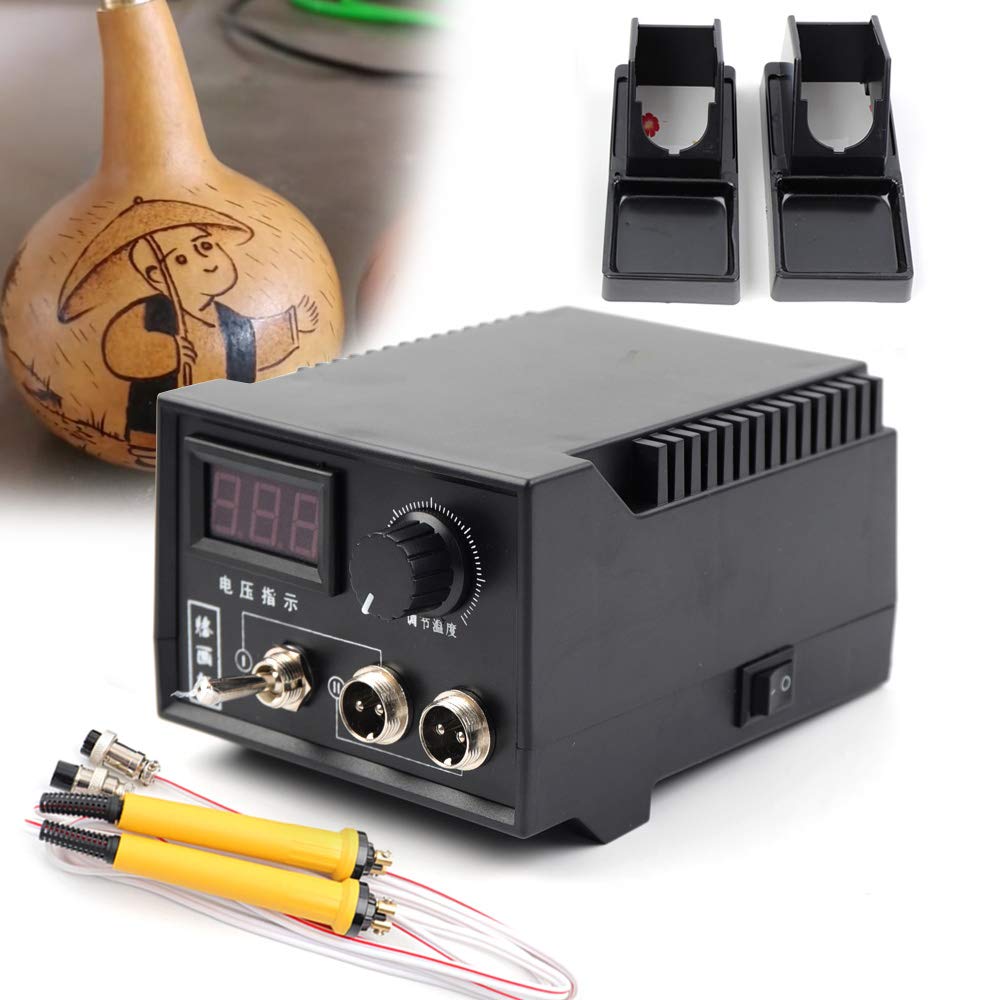 Profesjonalny zestaw do pirografii z flamastrem do wypalania pirografii 220 V, 60 W, 19 końcówek