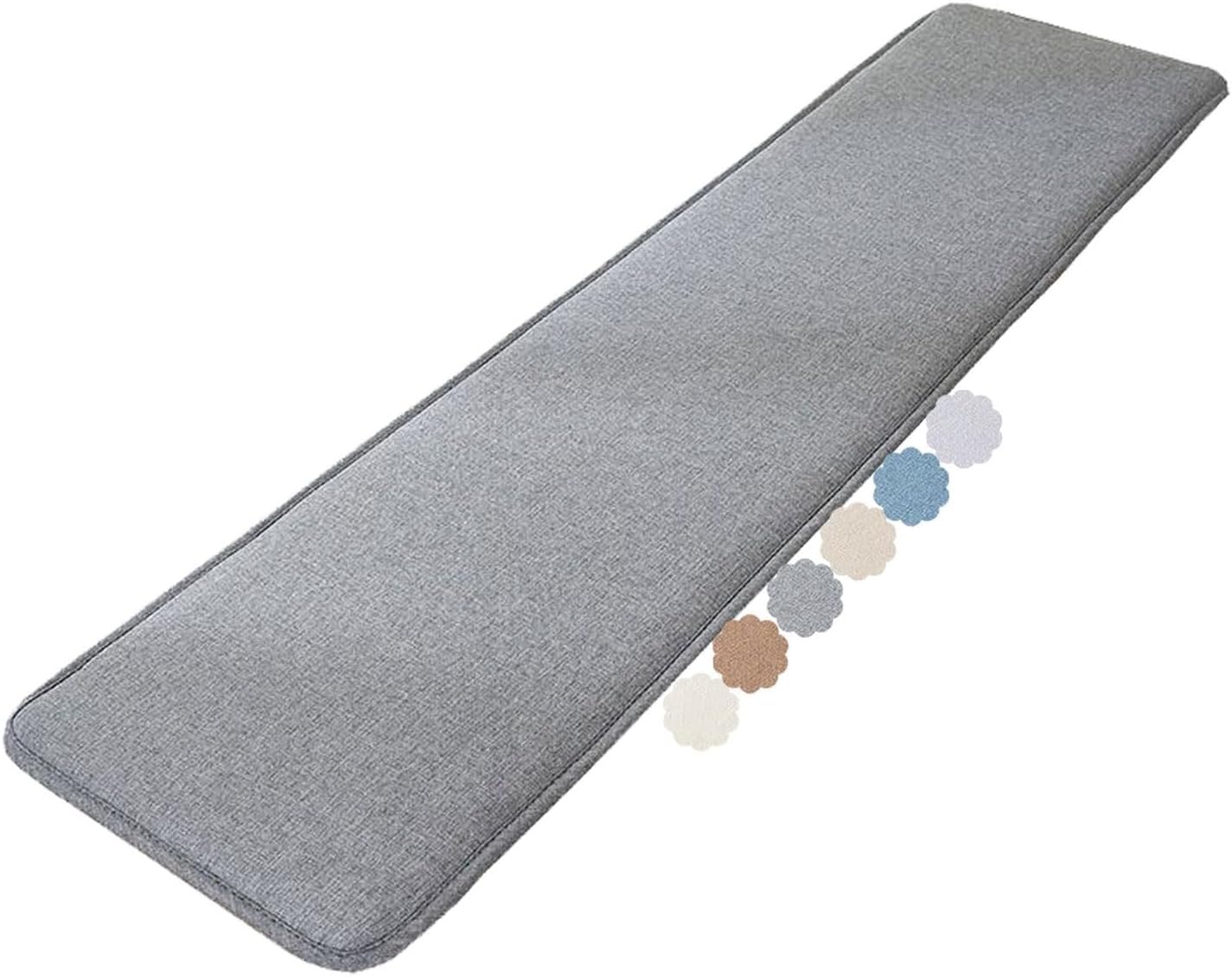 Coussin de siège en fourrure OutdoorBench lin gris foncé une invitation au bien-être à la maison