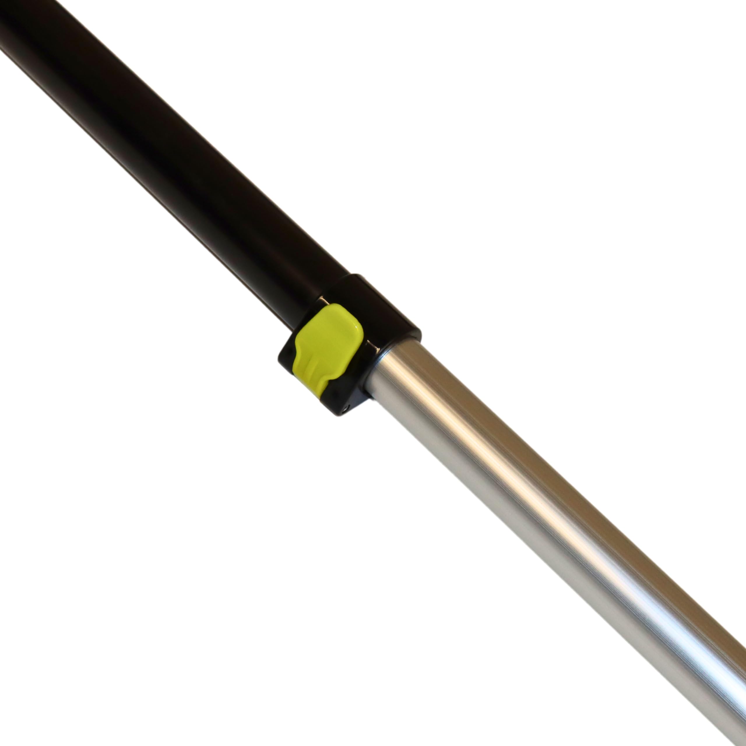 Mango telescópico de repuesto, barra de escoba extensible, se expande de 23 a 54 pulgadas de longitud, ideal para escobas, fregonas, rodillos de pintura y limpieza de ventanas