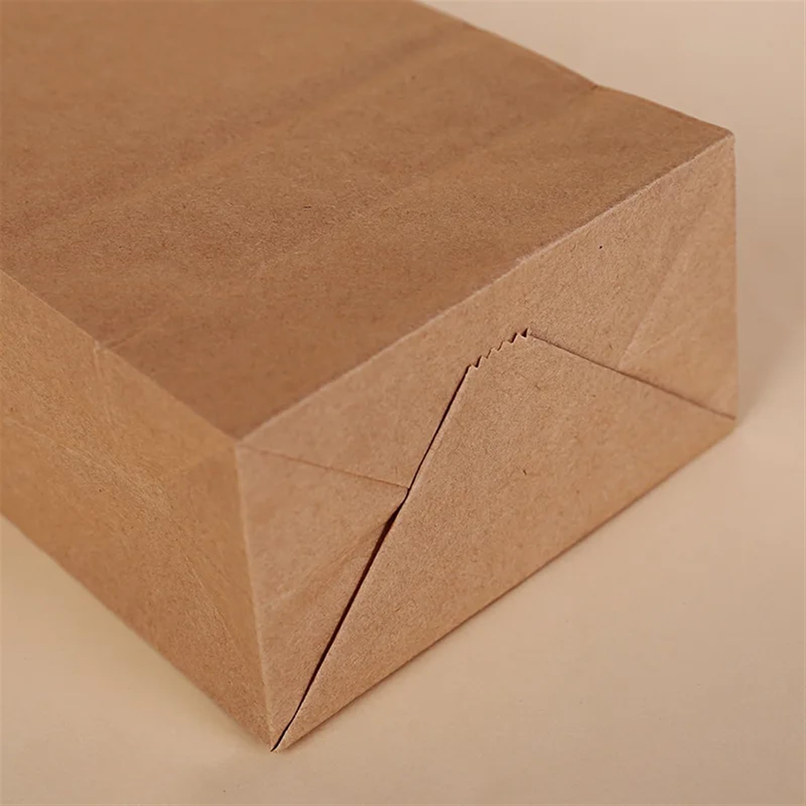 Sacchetti Carta Kraft Sacchetti di carta Kraft for imballaggio Biscotti Caramelle Cibo Pane Cottura Asporto Borse(White,21x12x7,50PCS)