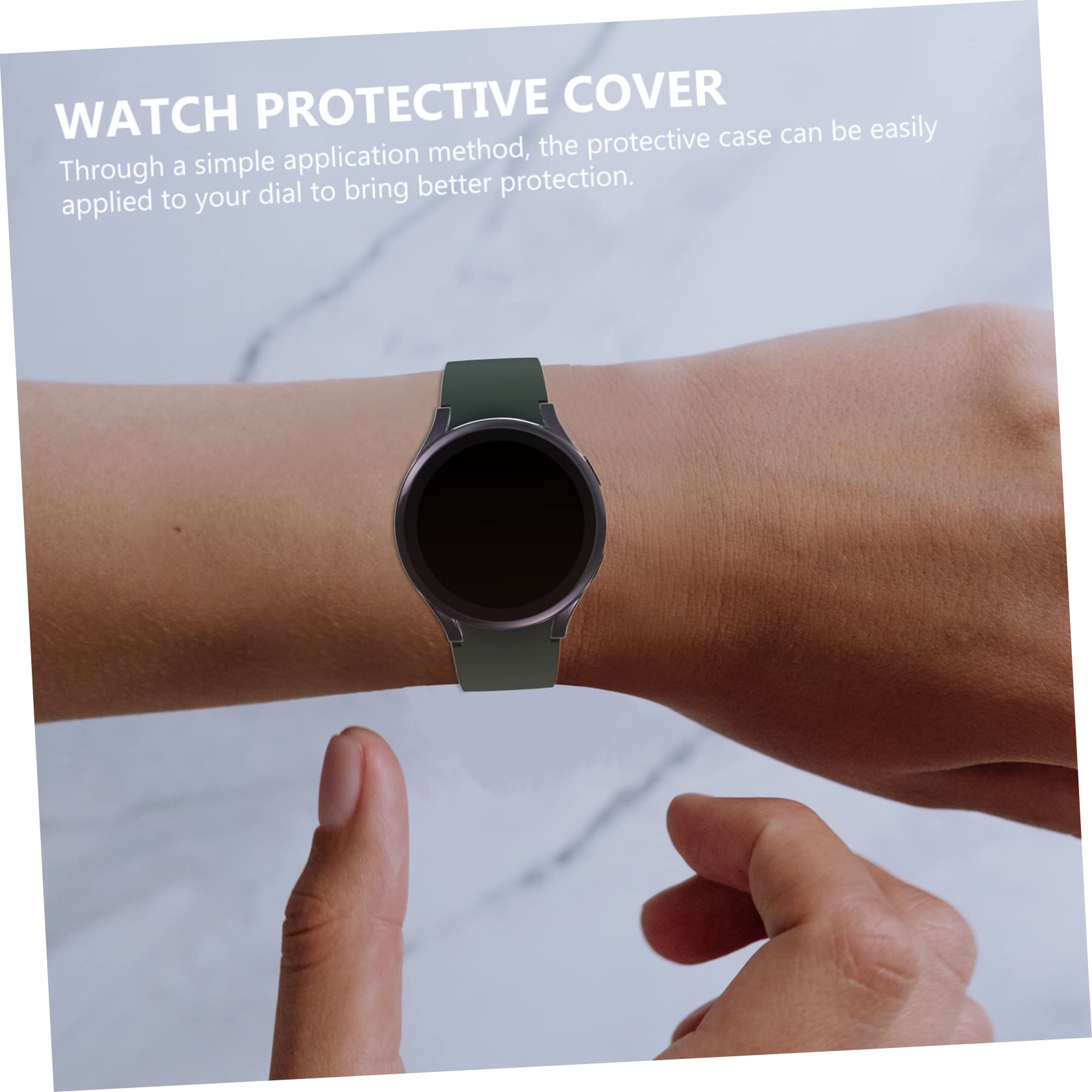 HOMSFOU 30stücke Teiliges TPU Uhrengehäuse Für Watch Flexibler Schutz Kratzfest Kompatibel Mit Einfache Installation Transparent All-Round Abdeckung