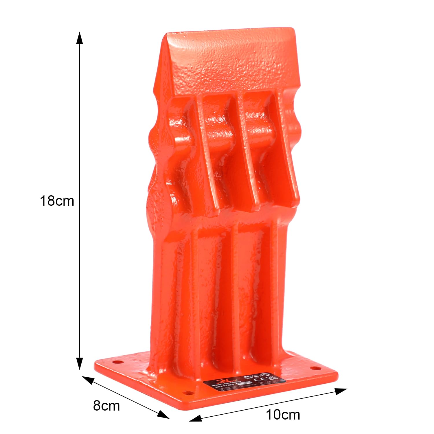 TOPWAY Divisor de leña portátil de 7 pulgadas para cortar troncos de tamaño pequeño a mediano 331255A