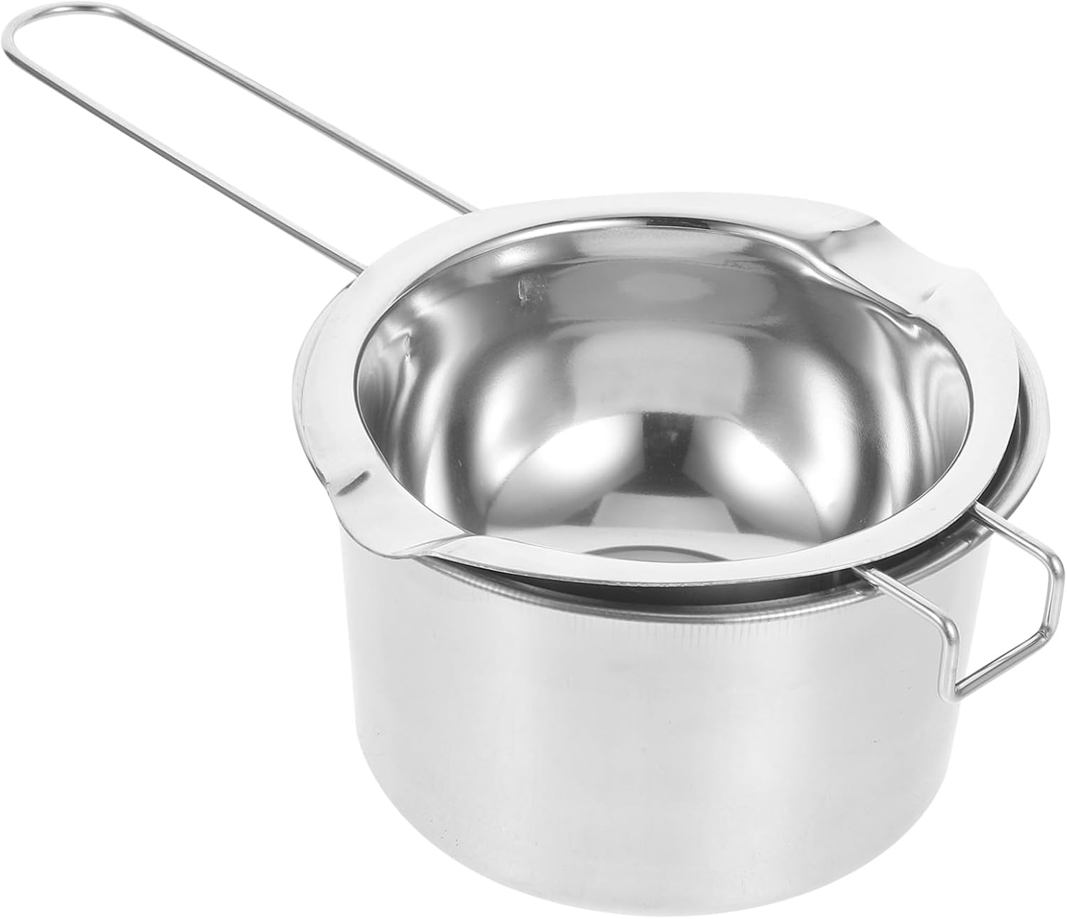 ULDIGI 6pcs Stainless Steel Wax Melting Pot Set Candle Making Double Boiler for DIY Candles Kitchen Gadget for Melting Butter Cheese and Wax