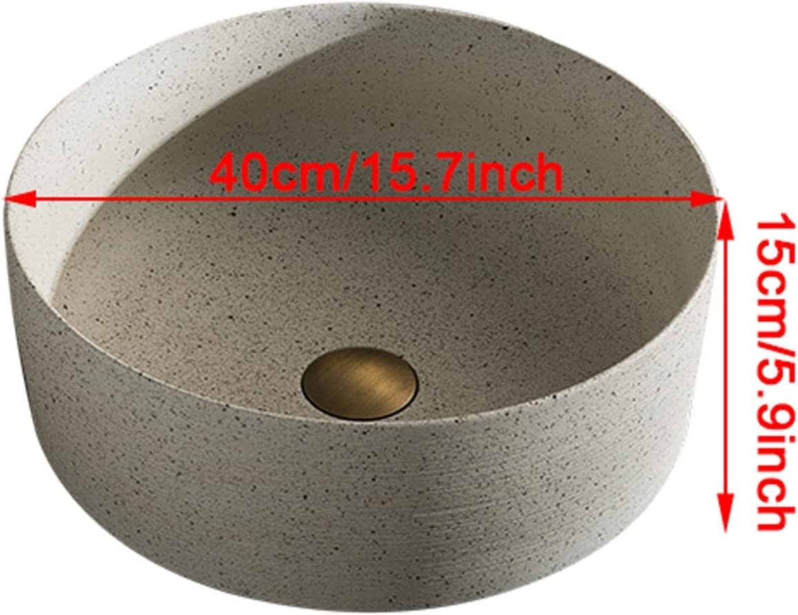 Ceramiczna Umywalka Łazienkowa, Umywalka Łazienkowa, Umywalka Nablatowa, Okrągła, Porcelanowa, Umywalka Nablatowa, Umywalka Artystyczna, Odpowiednia Do Łazienki W Domu,
