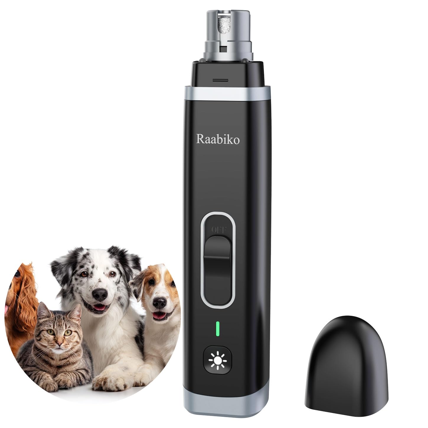 Broyeur à ongles pour chiens et chats électrique pour stopper le stress