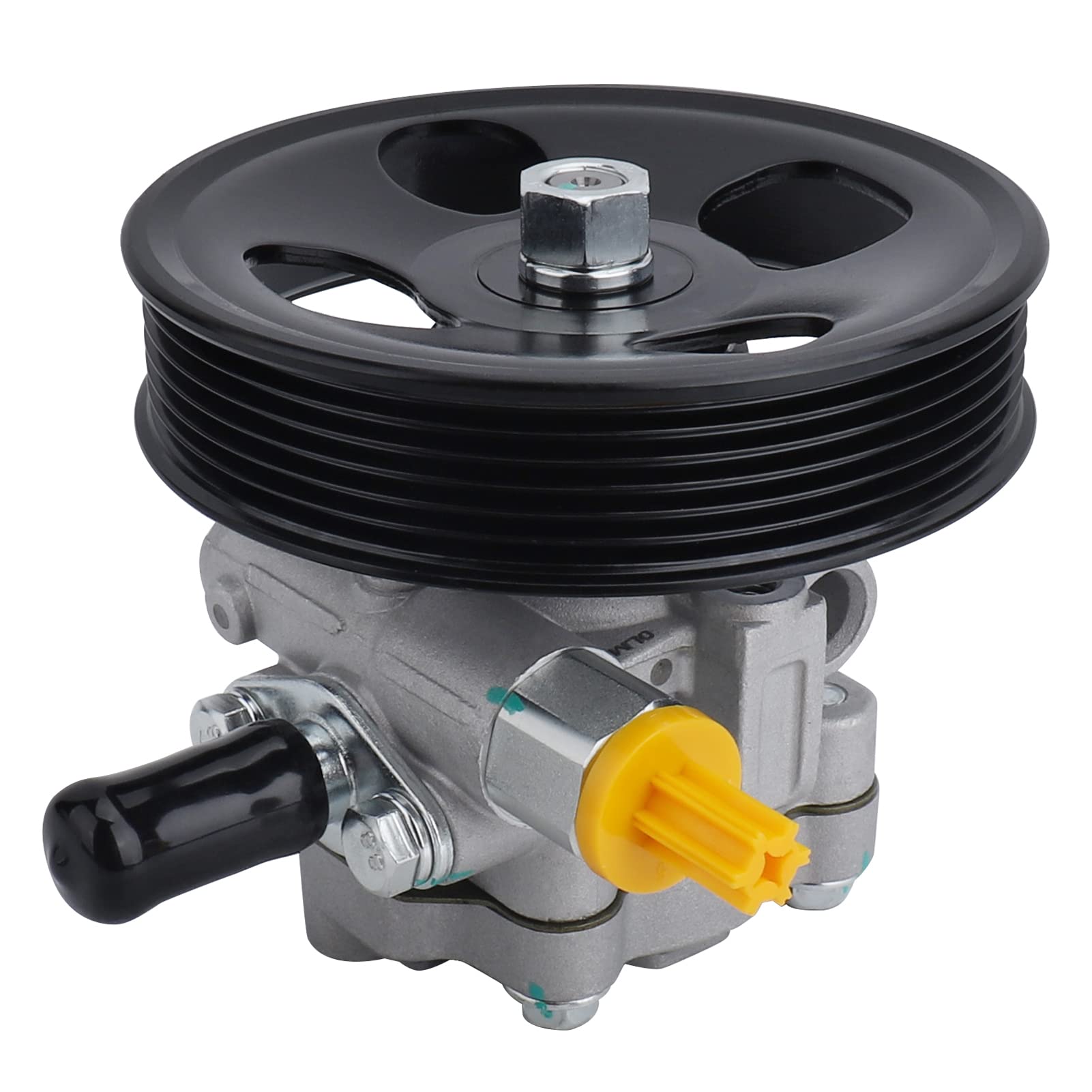 Detroit Axle Power Steering Pump For 2006-2011 Chevy Impala/Monte Carlo 3.5L & 3.9L – Includes Pulley & Reservoir