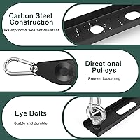 Vista 7 de Kit colgante para deshumidificadores en espacios de arrastre y sótanos Marco de protección de deshumidificador de metal resistente