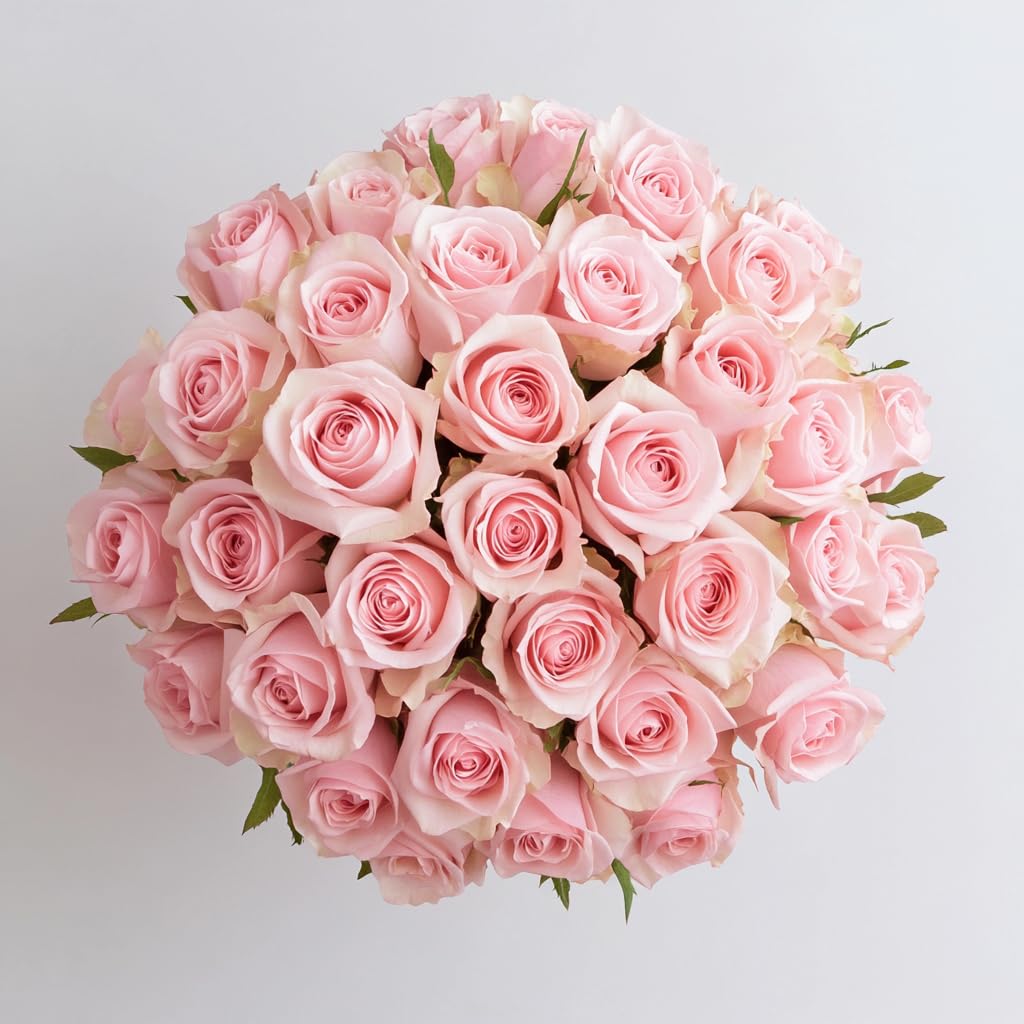 Amazon.com : GlobalRose 36 Pink Roses Bouquet - Responsibly