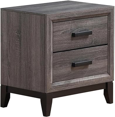 Global Furniture USA FOIL Grey-NS Kate Nightstand