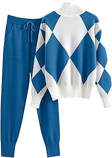 AMhomely Loungewear Sets for Women 2 Piece Long Sleeve Tracksuit Plus Size Activewear Workout Tops Autumn Warm Tracksuit Bottoms Teen Girls Y2K Tracksuit Streetwear