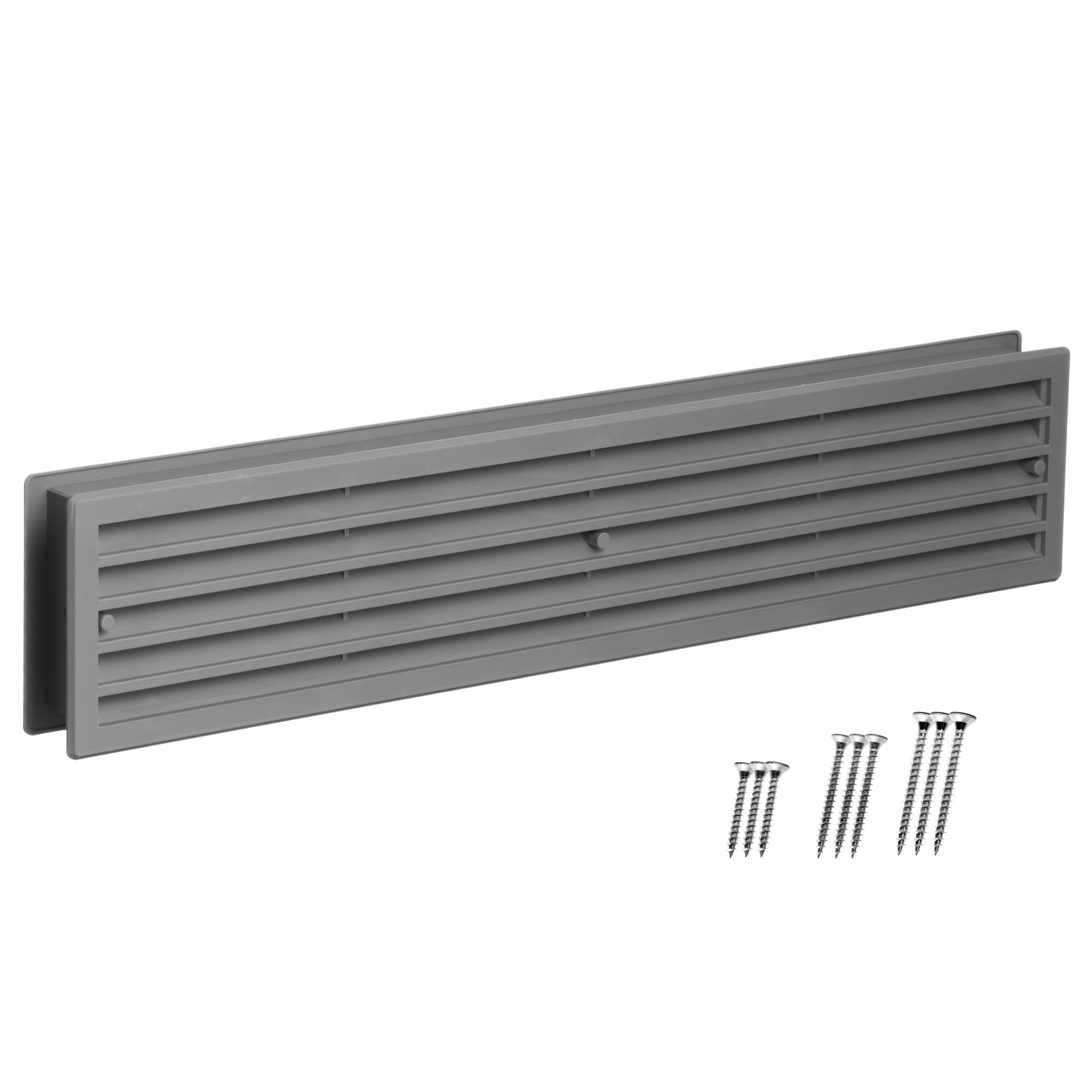 LIRAST 450 x 92 mm kapı havalandırma ızgarası – gri havalandırma