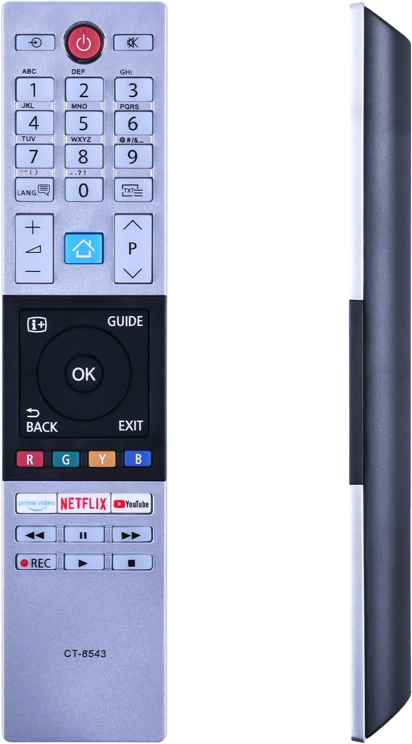 One For All Toshiba TV Fernbedienung URC1919 - Universalersatz Für Alle Toshiba Geräte