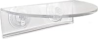 Window Garden Veg Ledge: Clear Acrylic Suction Cup Window Plant Shelf - Indoor Herb Garden Extender for Microgreens & Succulents, Holds 10 lbs