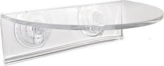 Window Garden Veg Ledge: Clear Acrylic Suction Cup Window Plant Shelf - Indoor Herb Garden Extender for Microgreens & Succulents, Holds 10 lbs