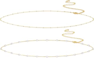 14K Gold Plated Body Chains Dainty Boho Layered Beach Waist Chain Adjustable Bikini Belly Chain Jewelry Accessories for Women Sexy