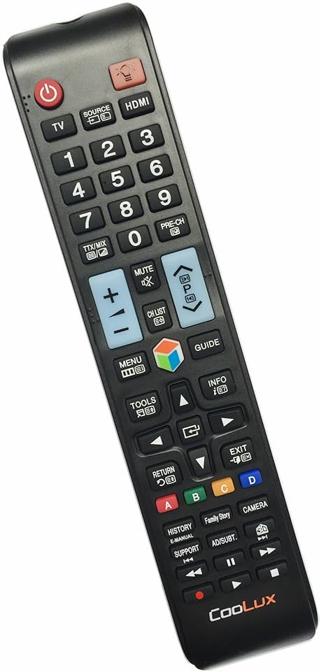 Universal Remote Control for Most Samsung LCD LED HDTV 3D Smart Home Entertainment TVs (One pcs)