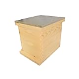 Mann Lake Complete Hive Kit Combo, Includes 1 Deep and 1 Medium Super Box, Quality Pine, Made in USA, Ideal for Beginners, 10 Frame Unpainted