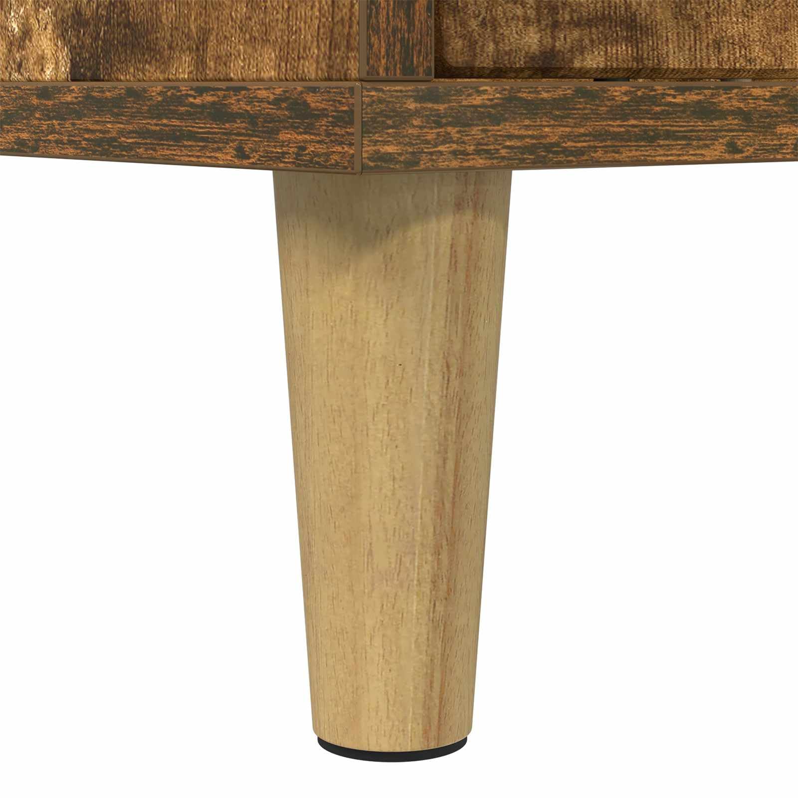 Katzenhaus Holzwerkstoff Geräucherte Eiche 51 x 30 x 52 cm | Stabiler Rückzugsort fürs Wohnzimmer ausHolzwerkstoff mit 60 kg Belastbarkeit und minimalistischem Design.