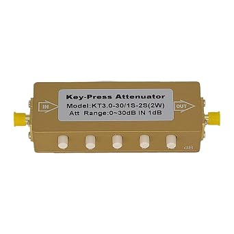 Adjustable Key-Press Attenuator Step-Adjustable Attenuator 0-30dB SMA 2W