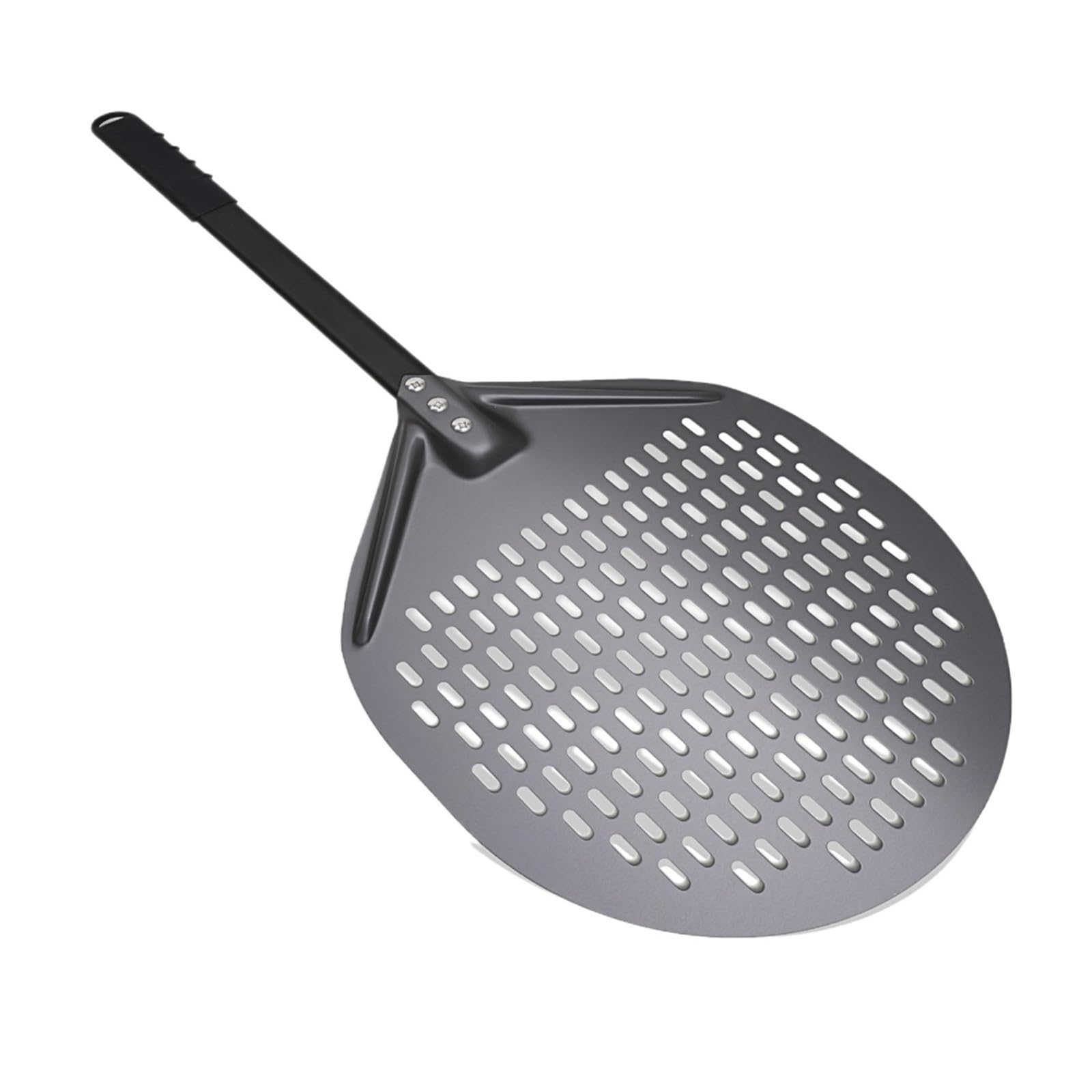 Aluminiowa perforowana łopatka do pizzy z odpinanym uchwytem, nieprzywierająca, łopatka do pieczenia, akcesoria (30 cm, 124 cm)