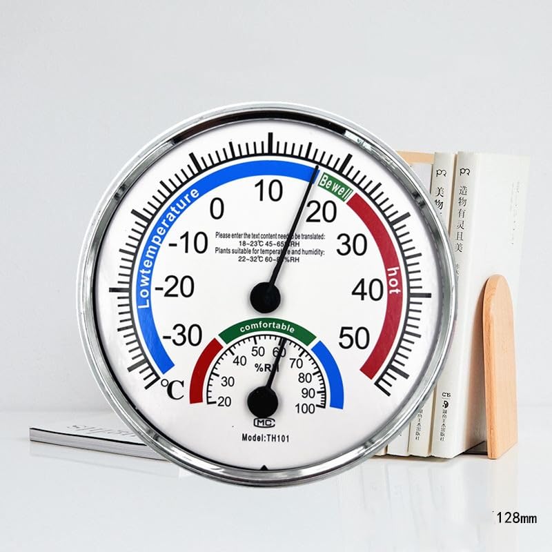 Miniatura 2 de Higrómetrotermómetro para interiores y exteriores, indicador de humedad, monitor de humedad para el hogar, oficina, jardín, patio, almacén