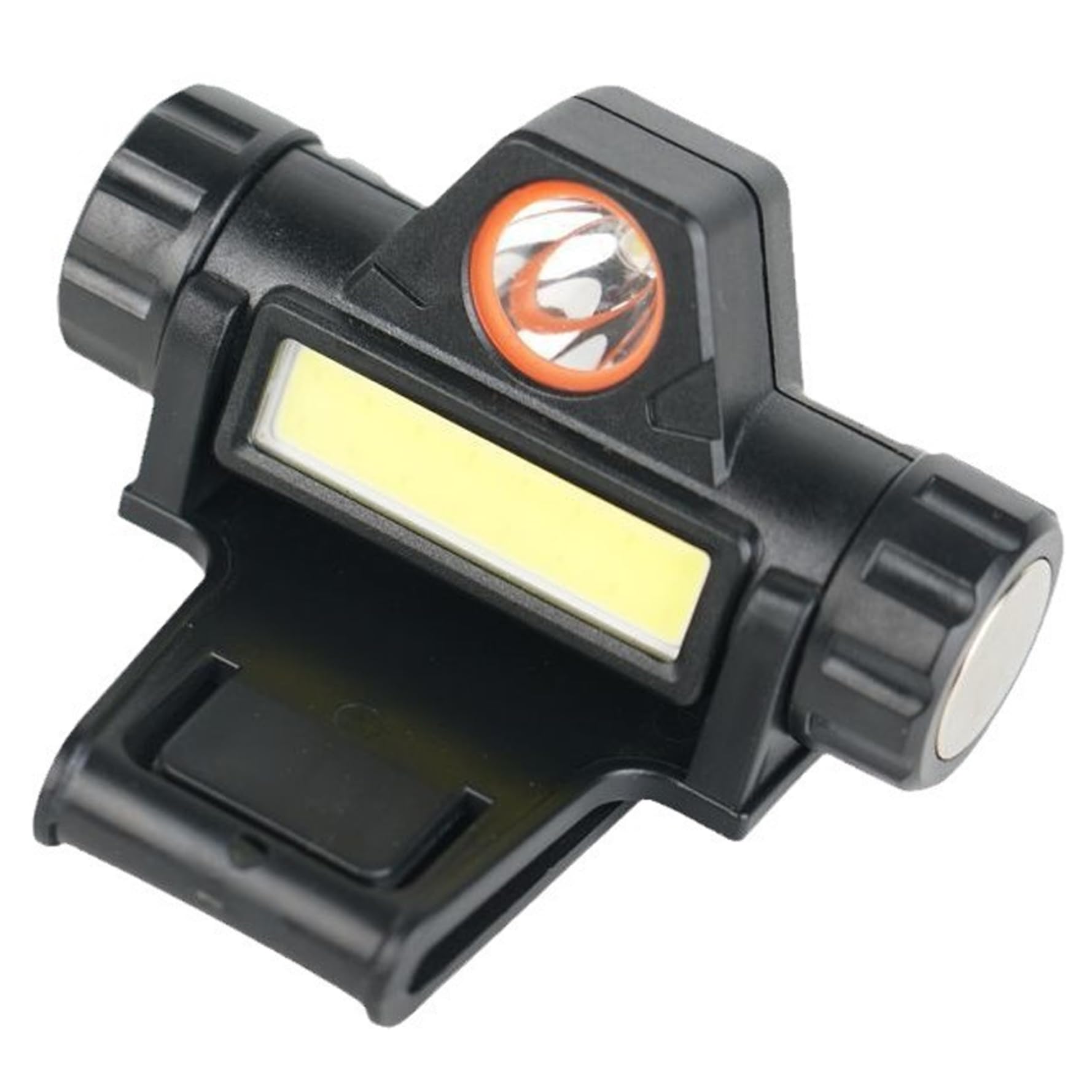 Luz de casco de soldadura giratoria de doble iluminación con abrazadera magnética USB
