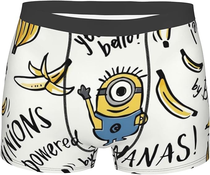 Amazon Co Jp ミニオン 平角パンツ快適 通気 吸汗 速乾のおしゃれ レギュラーショーツ メンズ 吸汗速乾 ショーツ ボクサー 快適 通気性 メンズ平角パンツ ファッション