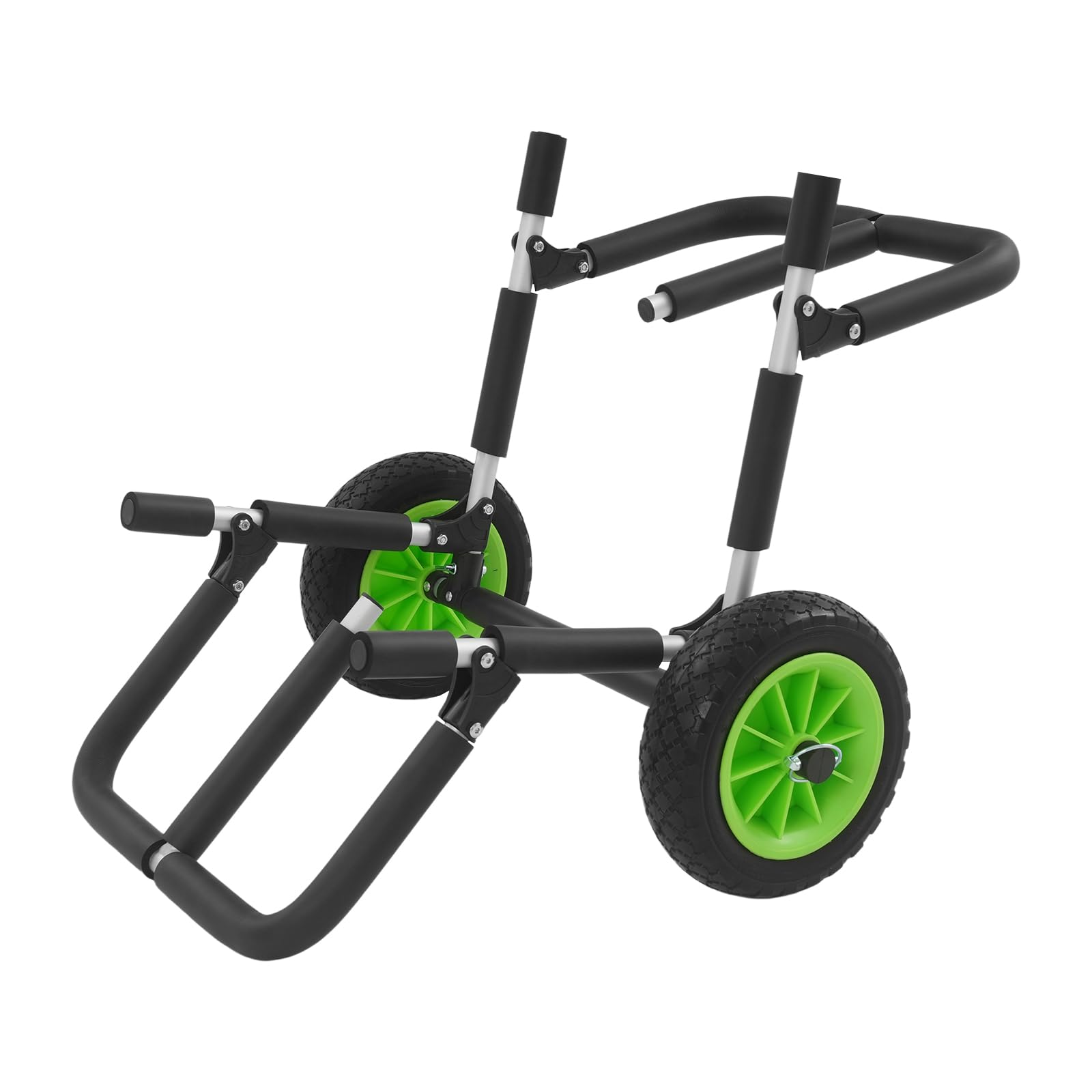 Carro de transporte para tabla de surf | Espacio para 2 kayaks o SUP | carro de playa de aluminio | carro de transporte SUP con ruedas de 10 pulgadas | carro kayak | hasta 80 kg