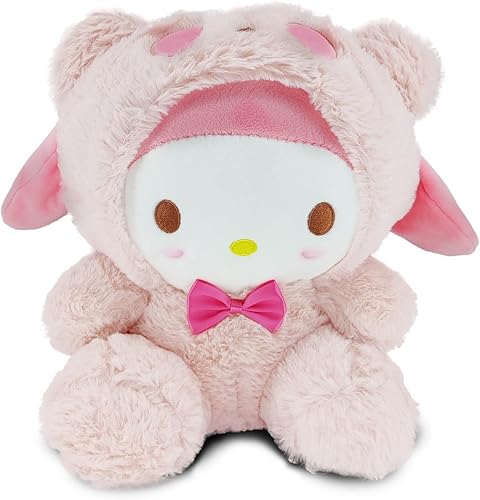 WSHLLLFC Juguetes de peluche Kawaii My Melody Cute My Melody Toys Anime Soft Doll Toys son cumpleaños vacaciones para niñas y niñas fans (A)