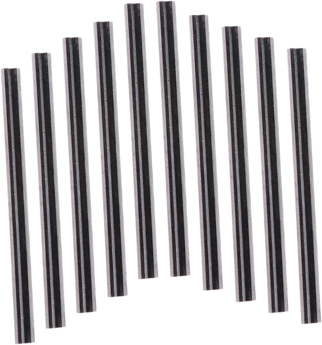POPETPOP 5sets Alloy Planer Blades Set Wear-resistant Hard Blades for Precise Woodworking Tasks Compatible Planers Enhanced Cutting Efficiency