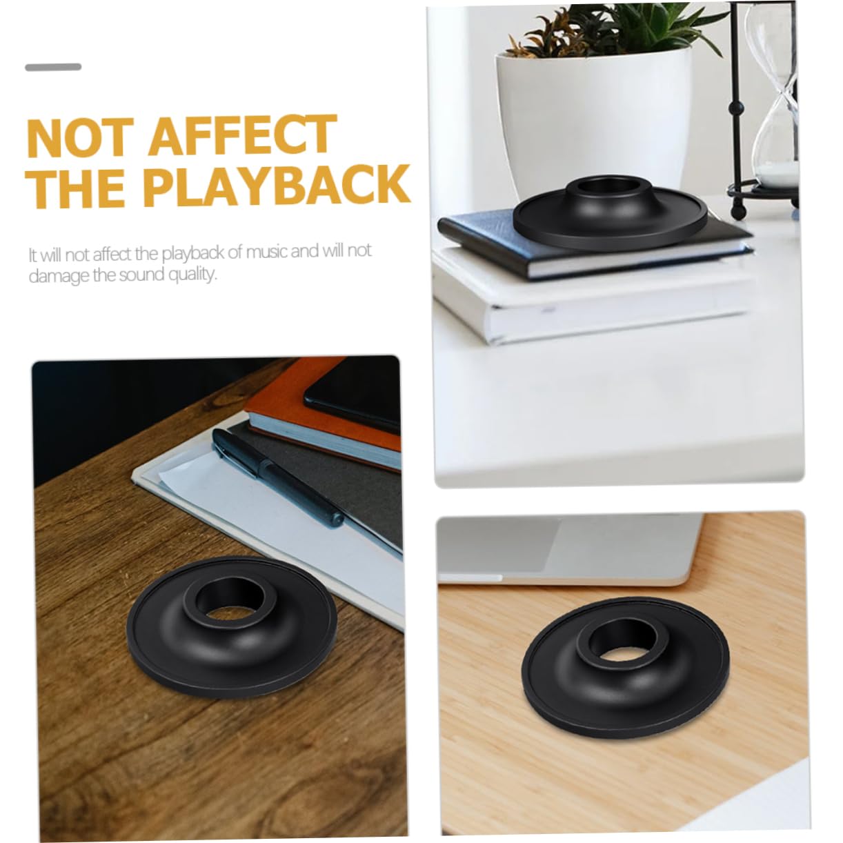 CIYODO Alloy Speaker Stands for Stable and Vibration Easy Install and Remove Home Theater and Use