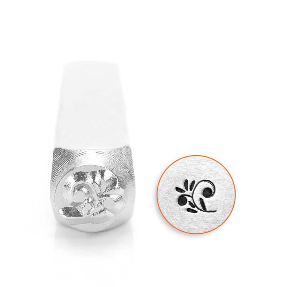 ImpressArt- 6mm, Floral Swirl Design Stamp