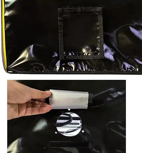 Miniatura 4 de Zippered Openable Laser Engraver Enclosure Smoke Eye Protective Cover with Lamp + Exhaust Pipe Compatible with xTool D1 Atomstack A5 ORTUR Aufero