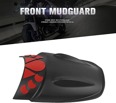 CHIFUN Front Fender Mudguard Extender Wheel Cover Splash Guard Extension Replacement for Yamaha MT-09 MT09 2021-2024 MT10 FZ10 YZF R6 R1 TRACER 9 GT XSR900 XSR900GP Motorcycle Dust Guards Accessories