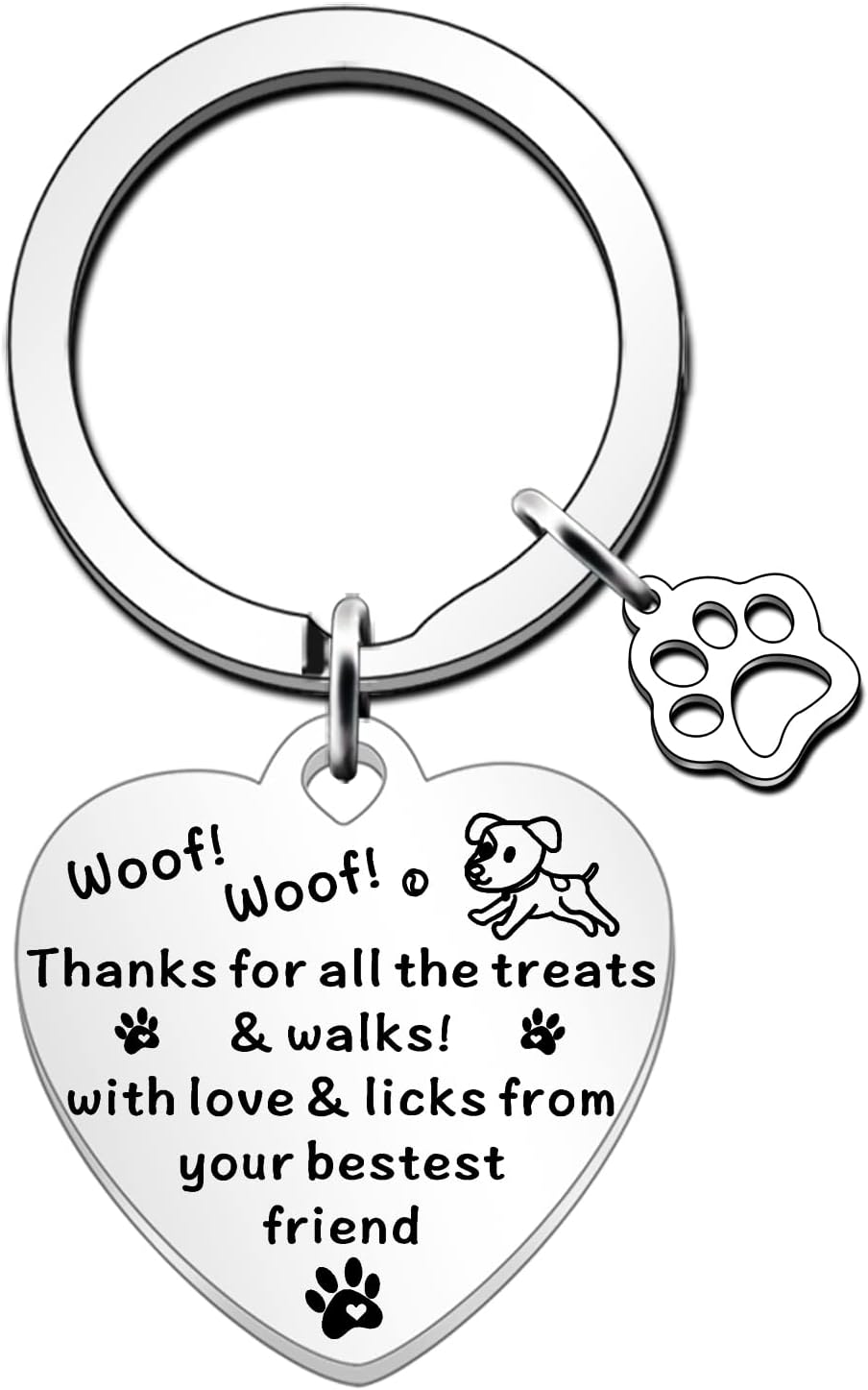 JETTOP Dog Gifts for Women Keyring Gifts for Dog Mum Dog Dad