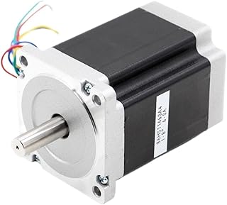 Motor de engrenagem sem-fim DC Motor de passo nema 34, motor de passo cnc 86x114mm 8.7 nm 6a d14mm nema34 1240oz-in para máquina de gravação cnc de alto torque para mini motor redutor faça você mesmo