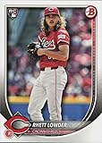 2025 BOWMAN #6 RHETT LOWDER RC CINCINNATI REDS BASEBALL OFFICIAL TRADING CARD OF MLB